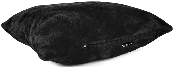 Фото - Набір плед + подушка в авто EVAtech із махри M для Honda чорні MBLMPSMBV060