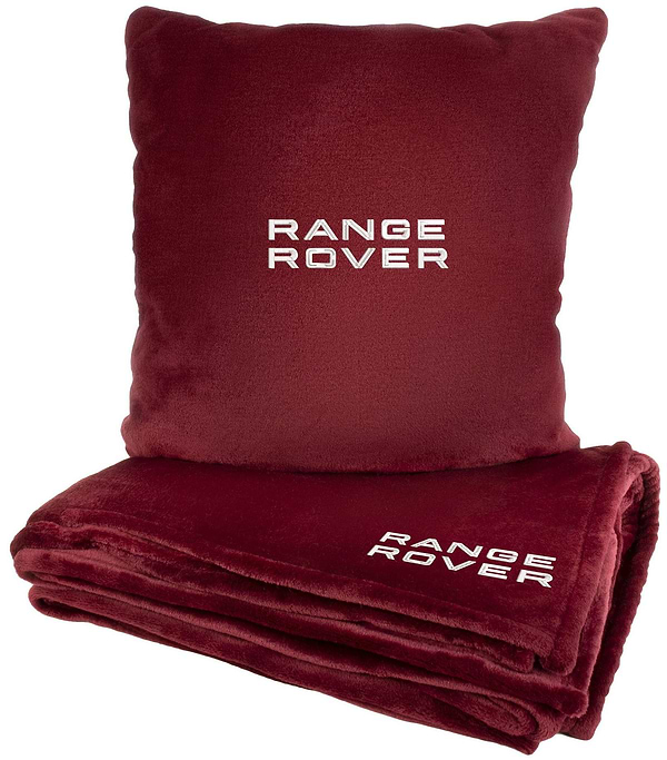 Фото - Набір плед + подушка в авто EVAtech M для Range Rover червоні MBLMPSMRV076