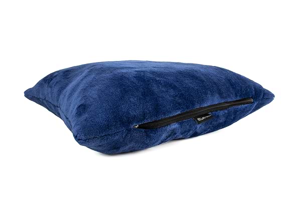 Фото - Набор плед + подушка в авто EVAtech S для Kia синие MBLMPSSLV055