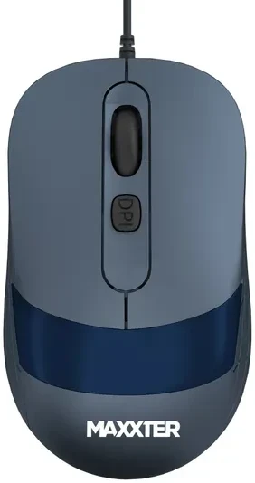 Миша дротова Maxxter Mc-4B02-Bl Blue USB