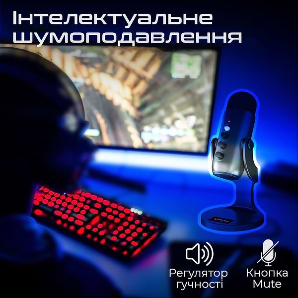 Фото - Мікрофон до комп'ютера Meetion MT-MC20-A