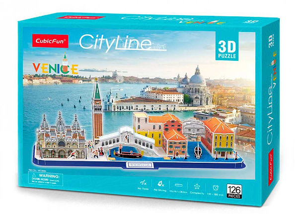 Фото - 3D пазлы Cubic Fun City line "Венеция" (MC269h)
