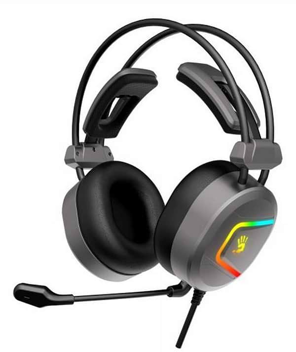 Фото - Гарнітура дротова ігрова A4tech MC750 Bloody Grey