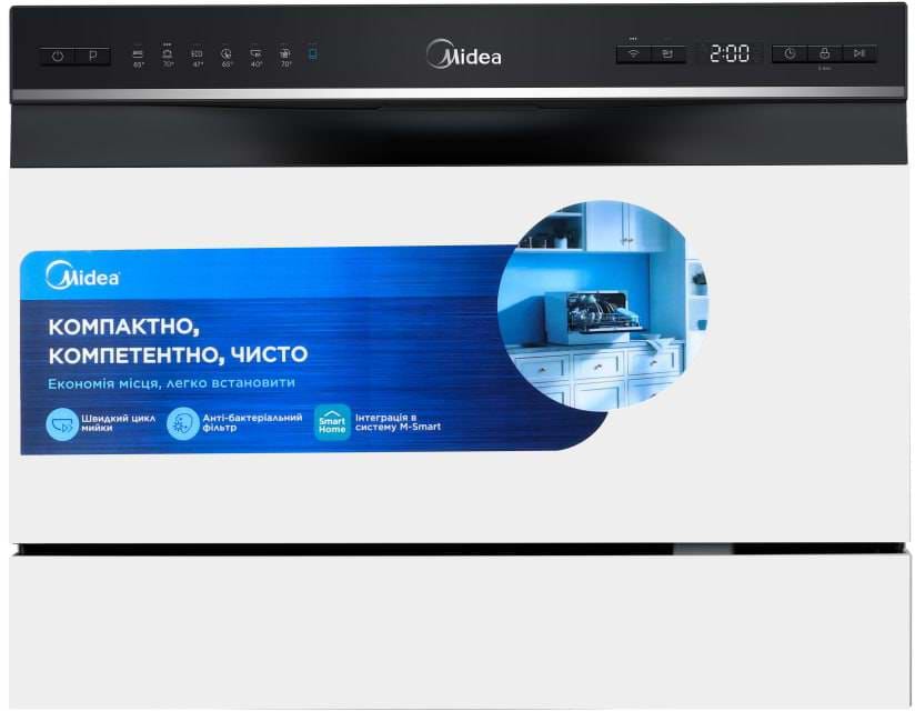 Посудомоечная машина настольная Midea MCFD55S460Wi - Фото 1