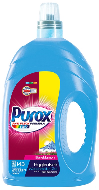 Гель для прання Purox Color 4300 мл (4260418935004)
