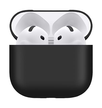 Чохол для навушників MAKE for Apple AirPods 4 Silicone Black (MCL-AA4BK) - Фото 1