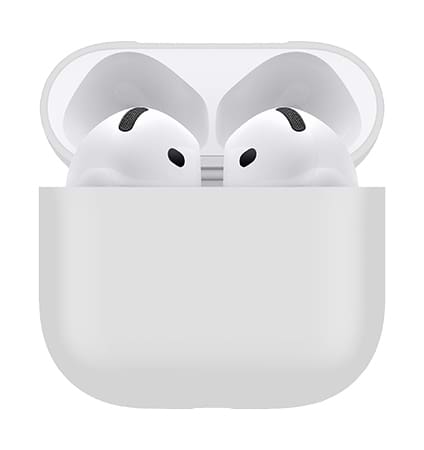 Чохол для навушників MAKE for Apple AirPods 4 Silicone White (MCL-AA4WH) - Фото 1