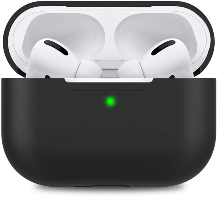 Чехол для наушников MakeFuture Apple AirPods Pro Silicone Black (MCL-AAPBK)
