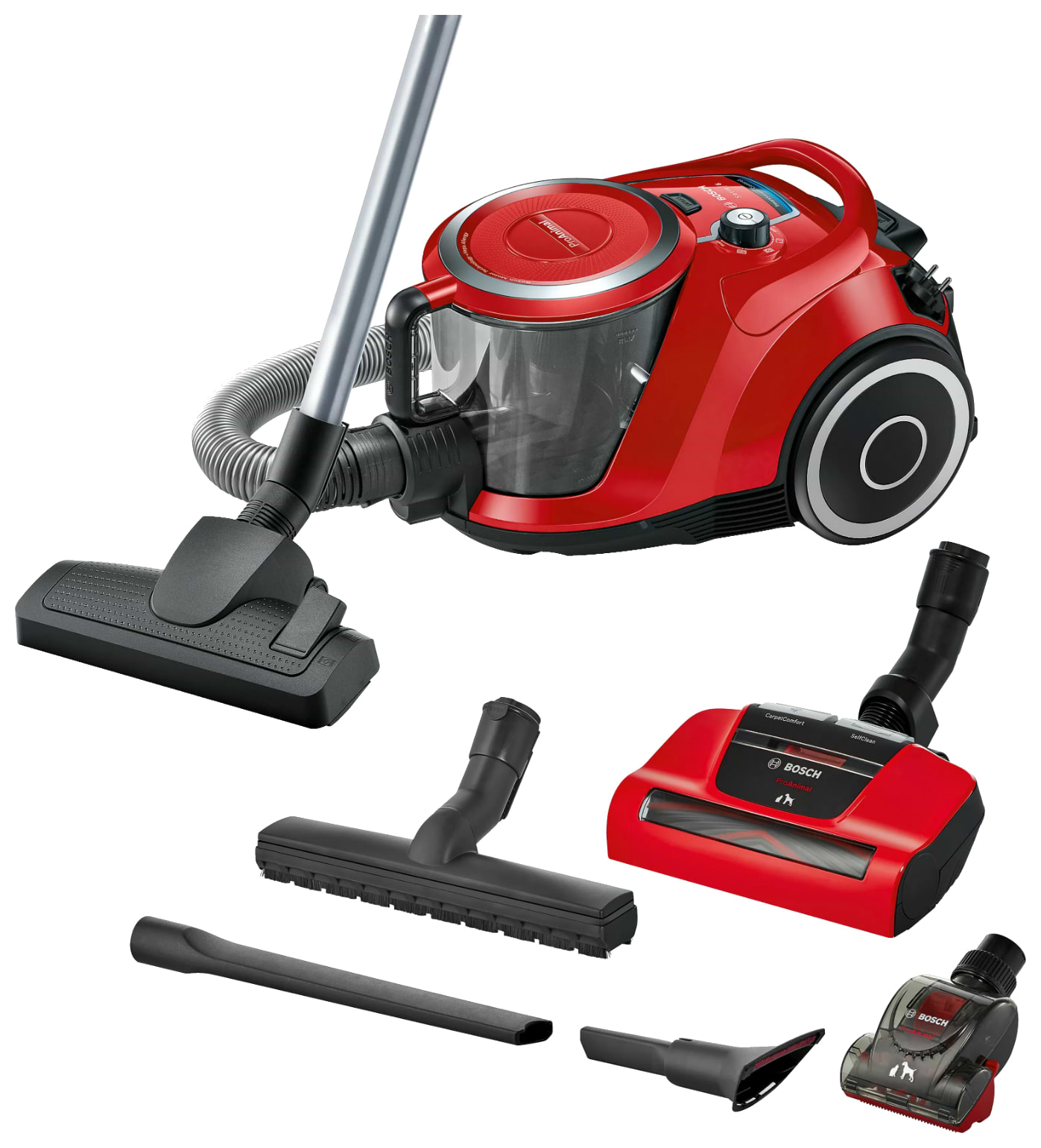 Пылесос для сухой уборки без мешка Bosch BGS41PET1 - Фото 1