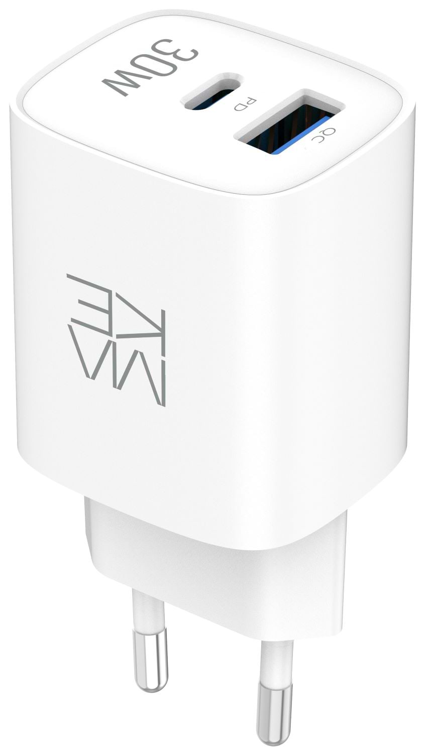 Купити Мережевий зарядний пристрій MAKE 30W GaN PD + QC3.0  White (MCW-3021GWH) - Фото 1 Мережевий зарядний пристрій MAKE 30W GaN PD + QC3.0  White (MCW-3021GWH) - Фото 1