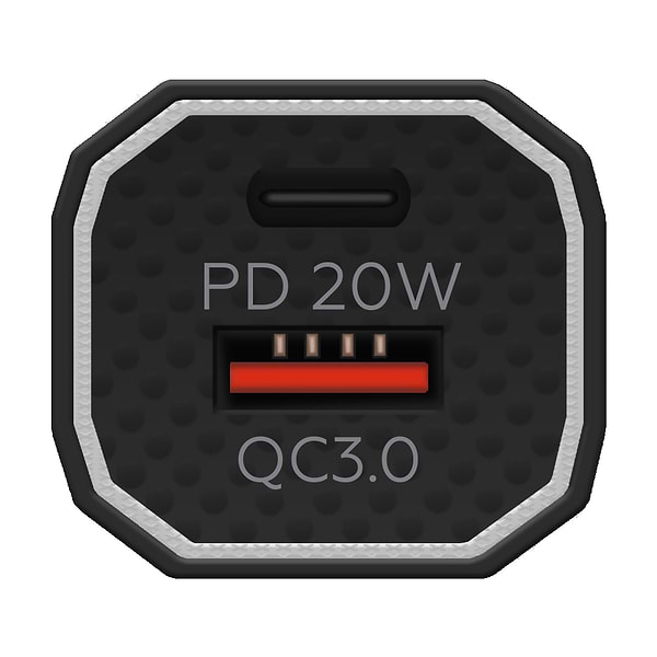 Фото - Автомобильное зарядное устройство MAKE 38W PD+QC Black (MCW-34PBK)