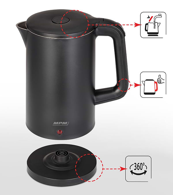 Фото - Електричний чайник MPM MCZ-105/C
