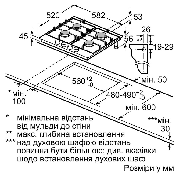 Фото - Варочная панель газовая Bosch PGP6B5O90R