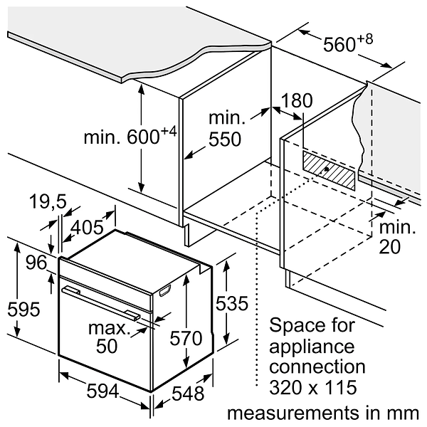 Фото - Духовой шкаф электрический Bosch HUA736EA0T