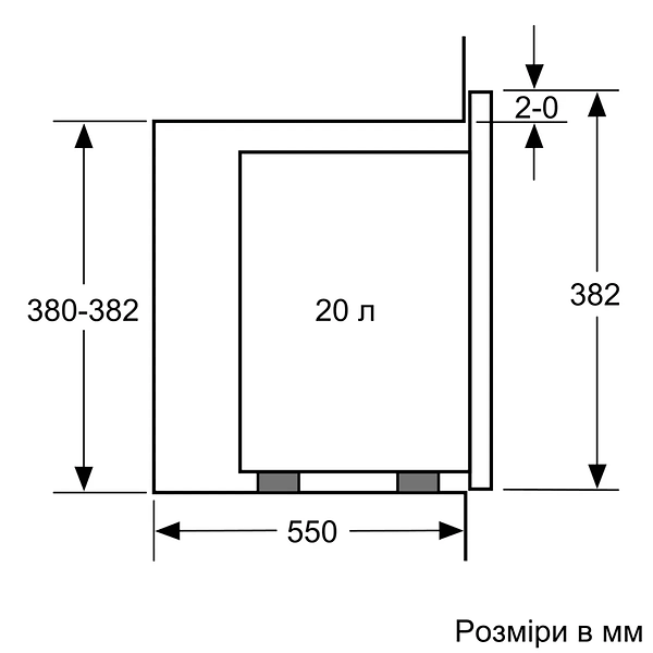 Фото - Микроволновая печь (СВЧ) встраиваемая Bosch BFL524MB2
