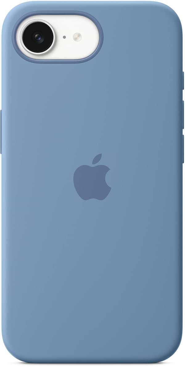 Фото - Чехол для смартфона Apple Silicone Case iPhone 16e Winter Blue (MD3Q4ZM/A)