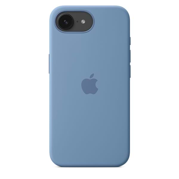 Фото - Чехол для смартфона Apple Silicone Case iPhone 16e Winter Blue (MD3Q4ZM/A)