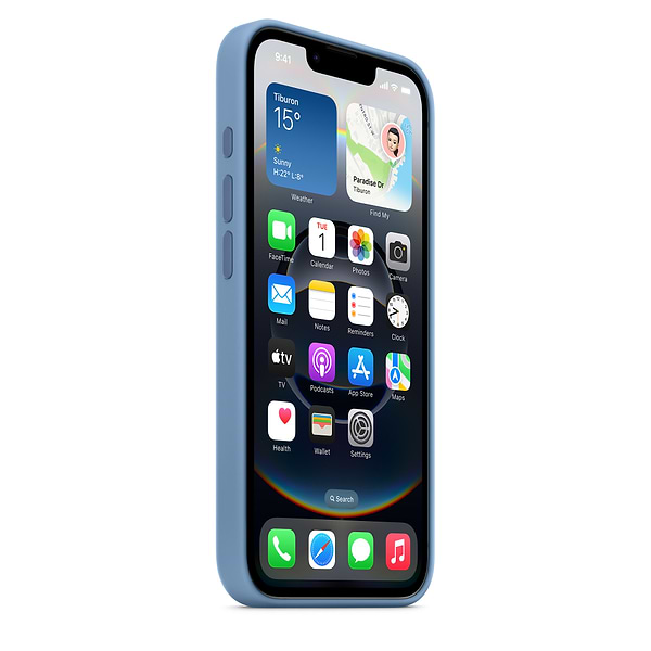 Фото - Чехол для смартфона Apple Silicone Case iPhone 16e Winter Blue (MD3Q4ZM/A)