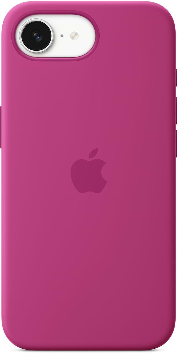 Фото - Чехол для смартфона Apple Silicone Case iPhone 16e Fuchsia (MD3W4ZM/A)