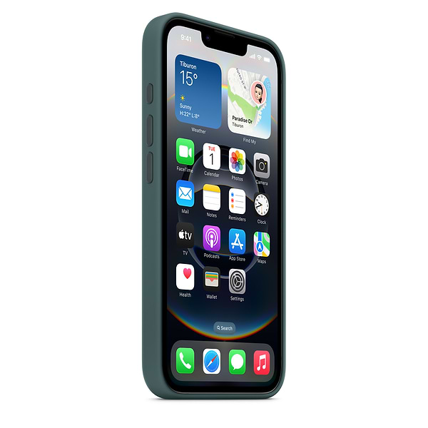 Фото - Чехол для смартфона Apple Silicone Case iPhone 16e Lake Green (MD3X4ZM/A)