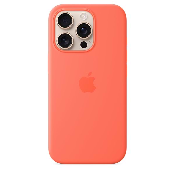 Фото - Чехол для смартфона Apple Silicone Case with MagSafe Tangerine iPhone 16 Pro (MDFY4ZM/A)