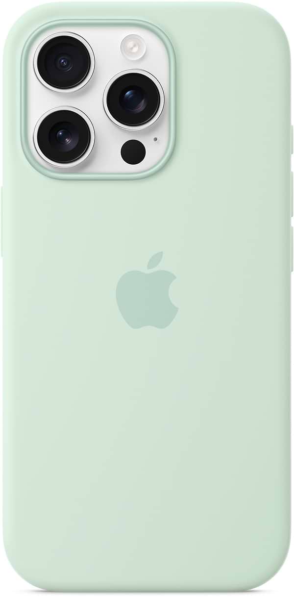 Фото - Чохол для смартфону Apple Silicone Case with MagSafe Aquamarine iPhone 16 Pro Max (MDGY4ZM/A)