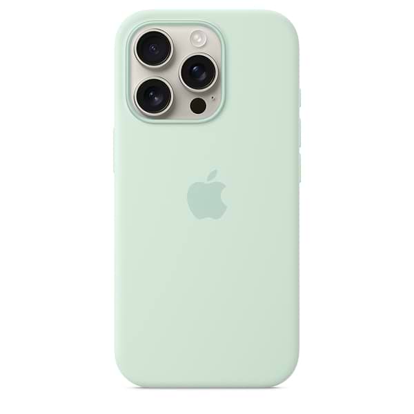 Фото - Чохол для смартфону Apple Silicone Case with MagSafe Aquamarine iPhone 16 Pro Max (MDGY4ZM/A)