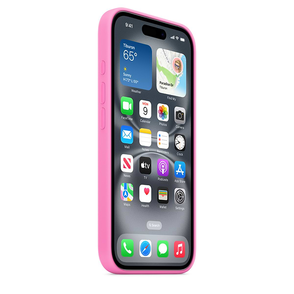Фото - Чохол для смартфону Apple Silicone Case with MagSafe Peony iPhone 16 (MDGM4ZM/A)