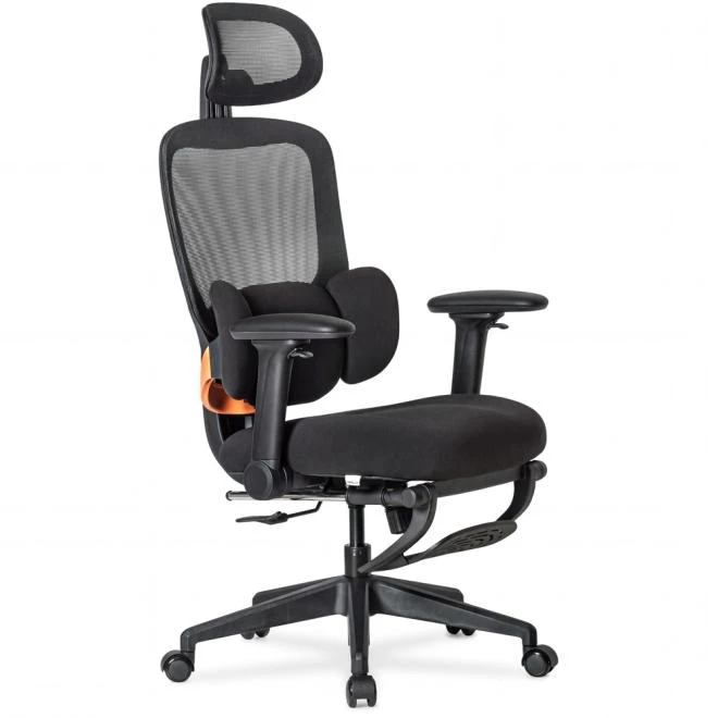 Кресло офисное Mealux HF-S130 Plus Black (HF-S130 F/B)