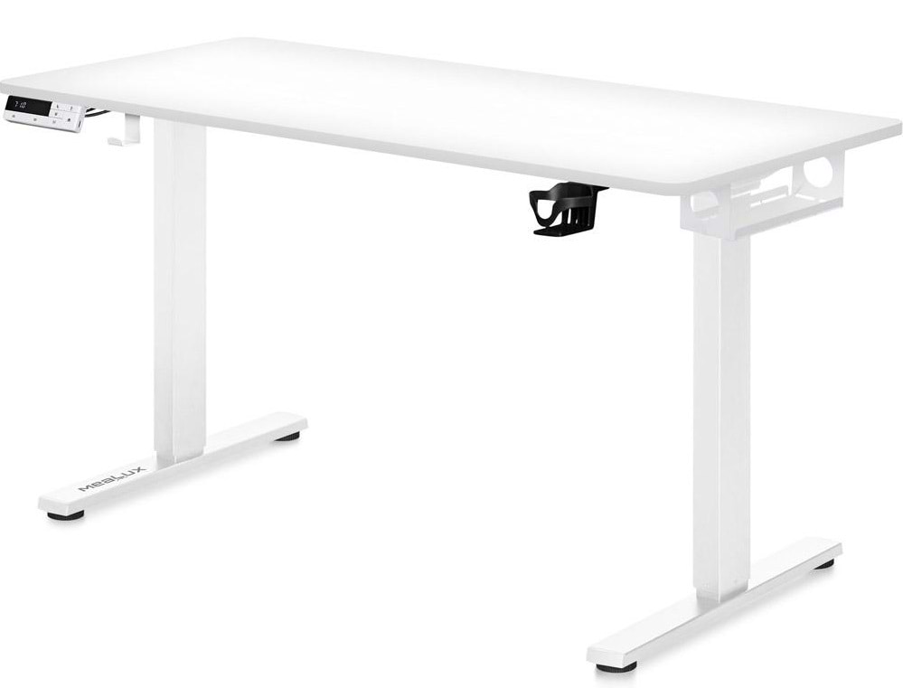 Стіл з електрорегулюванням висоти Mealux PowerDesk Duo XL White (EVO-252 Duo W/W)