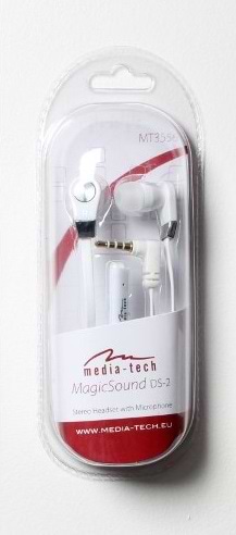 Фото - Наушники вкладыши Media-Tech Magicsound DS-2 White (MT3556W)
