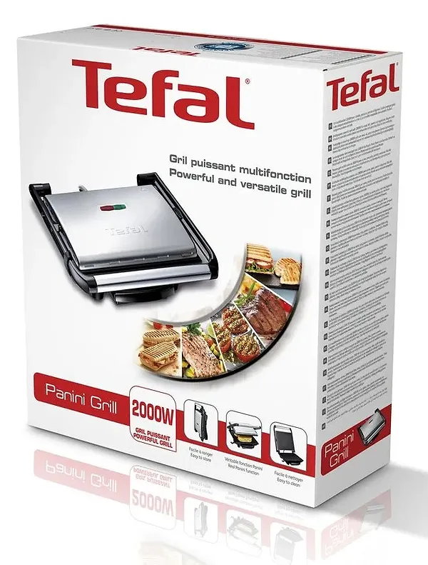 Фото - Гриль-барбекю электрический Tefal Panini Grill GC241D38