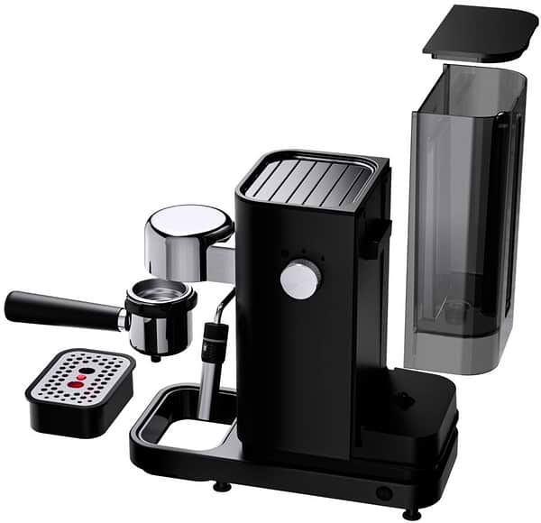 Фото - Кавоварка ріжкова WMF LUMERO Espresso Deep Black 412370071