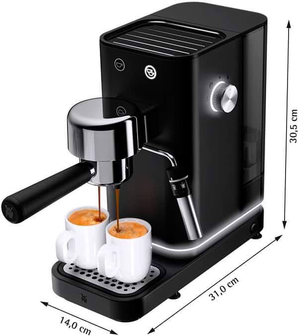 Фото - Кавоварка ріжкова WMF LUMERO Espresso Deep Black 412370071
