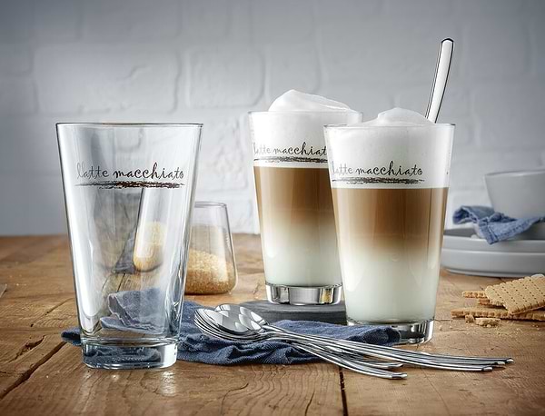 Фото - Набор стаканов WMF 996269999 Clever&More Latte 6 шт 280 мл с ложками
