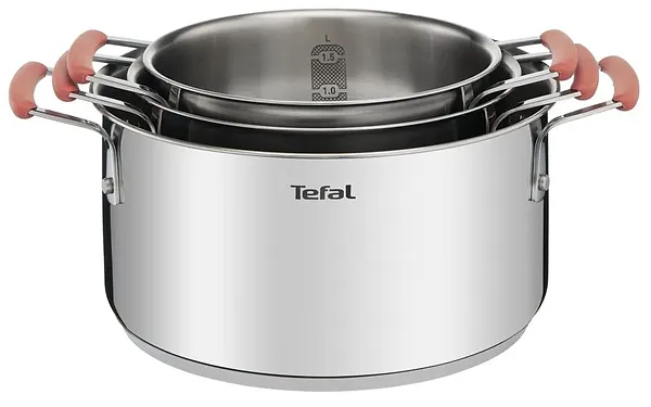 Фото - Набір посуду Tefal G720S674 OPTI'SPACE 6 пр (кастр. 18/20/24 см)