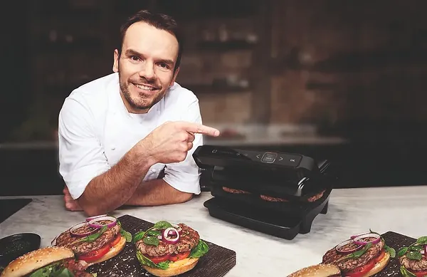 Фото - Гриль-барбекю електричний Tefal OptiGrill Elite GC 750830