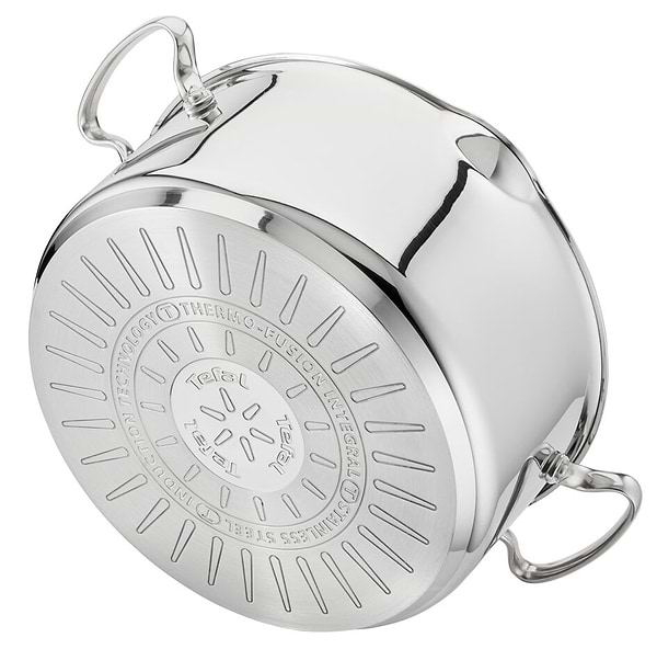 Фото - Набір посуду Tefal G718SA74 Duetto + 10 пр. Зі сковородою (кастр. 6,1/5,0/2,9/1,5 л., Ківш 1,5 л б/кр, сковорода 26 см)