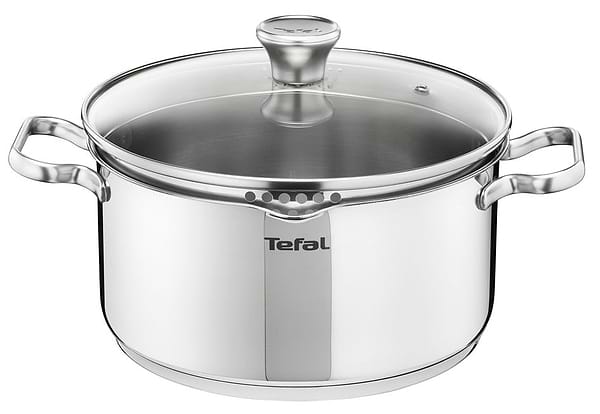 Фото - Набір посуду Tefal G718SA74 Duetto + 10 пр. Зі сковородою (кастр. 6,1/5,0/2,9/1,5 л., Ківш 1,5 л б/кр, сковорода 26 см)