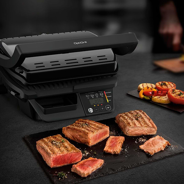 Фото - Гриль-барбекю електричний Tefal GC7P0810 OptiGrill