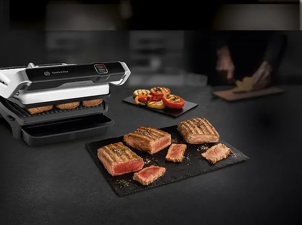 Фото - Гриль-барбекю електричний Tefal GC750D30 OptiGrill Elite
