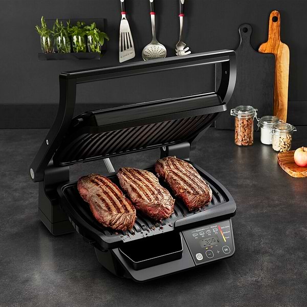 Фото - Гриль-барбекю електричний Tefal GC7P0810 OptiGrill