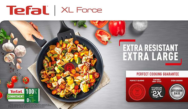 Фото - Уценка - Сковорода универсальная Tefal C3840553 XL INTENSE 26 см