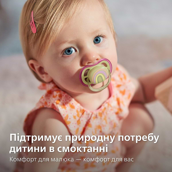 Фото - Ортодонтическая пустышка Philips Avent Ultra Air 0-6 мес (SCF085/59)