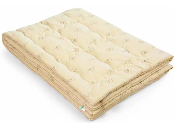 Ковдра літня двоспальна MirSon Gold Camel Hand Made 173 172x205 см (2200000460707)