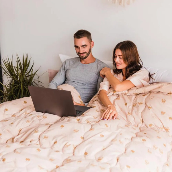 Фото - Одеяло летнее двуспальное MirSon Gold Camel Hand Made 173 172x205 см (2200000460707)