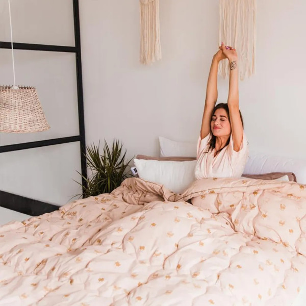 Фото - Одеяло летнее двуспальное MirSon Gold Camel Hand Made 173 172x205 см (2200000460707)