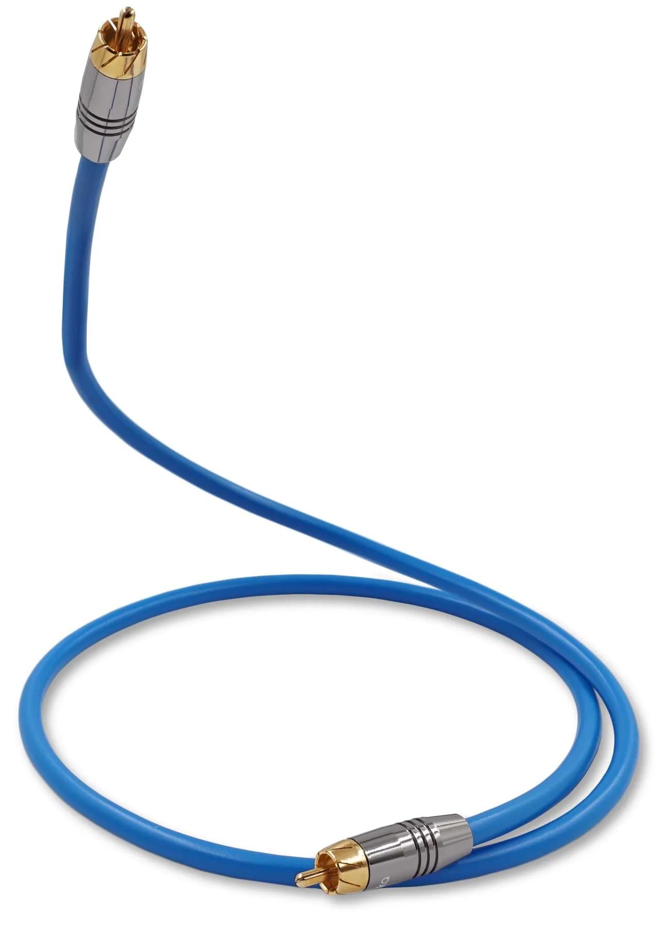 Кабель RCA Melodika RCA-RCA lenght 4m Blue (SBSW40)