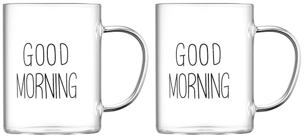 Фото - Набір чашок Ardesto Good Morning 420 мл 2 шт. (AR2642GM)
