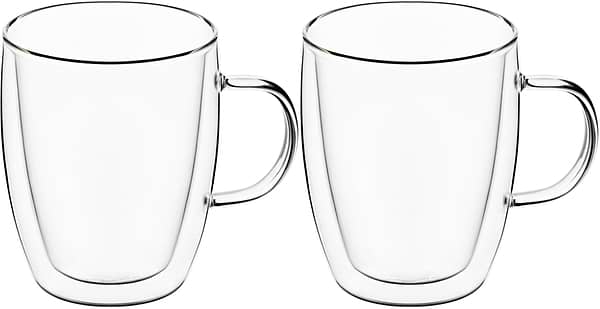 Фото - Набір чашок з подвійними стінками Ardesto 270 мл 2 шт. (AR2627G) Фото - Набір чашок з подвійними стінками Ardesto 270 мл 2 шт. (AR2627G)